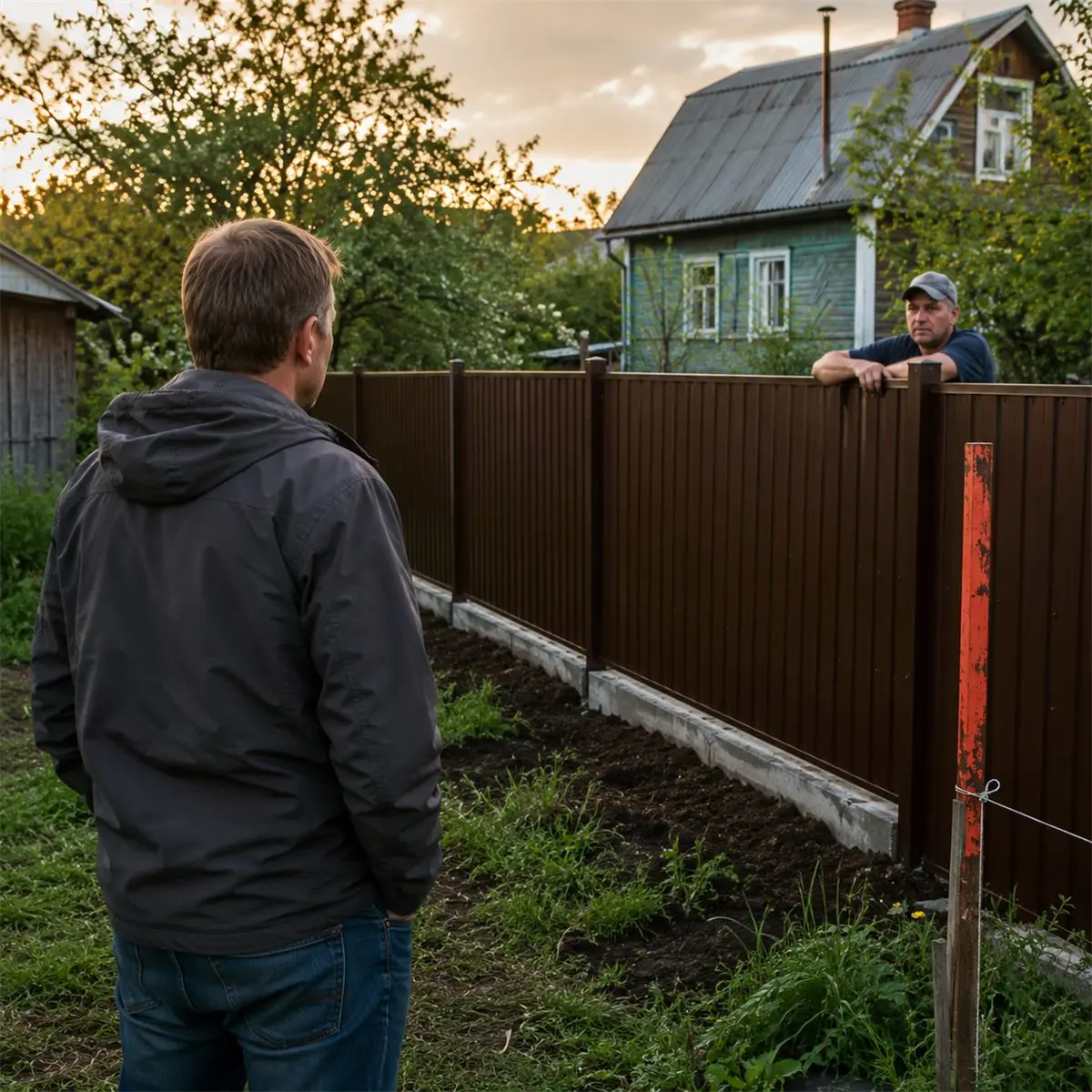 Брат попросил не приезжать на дачу, но забор уже стоял на чужой земле