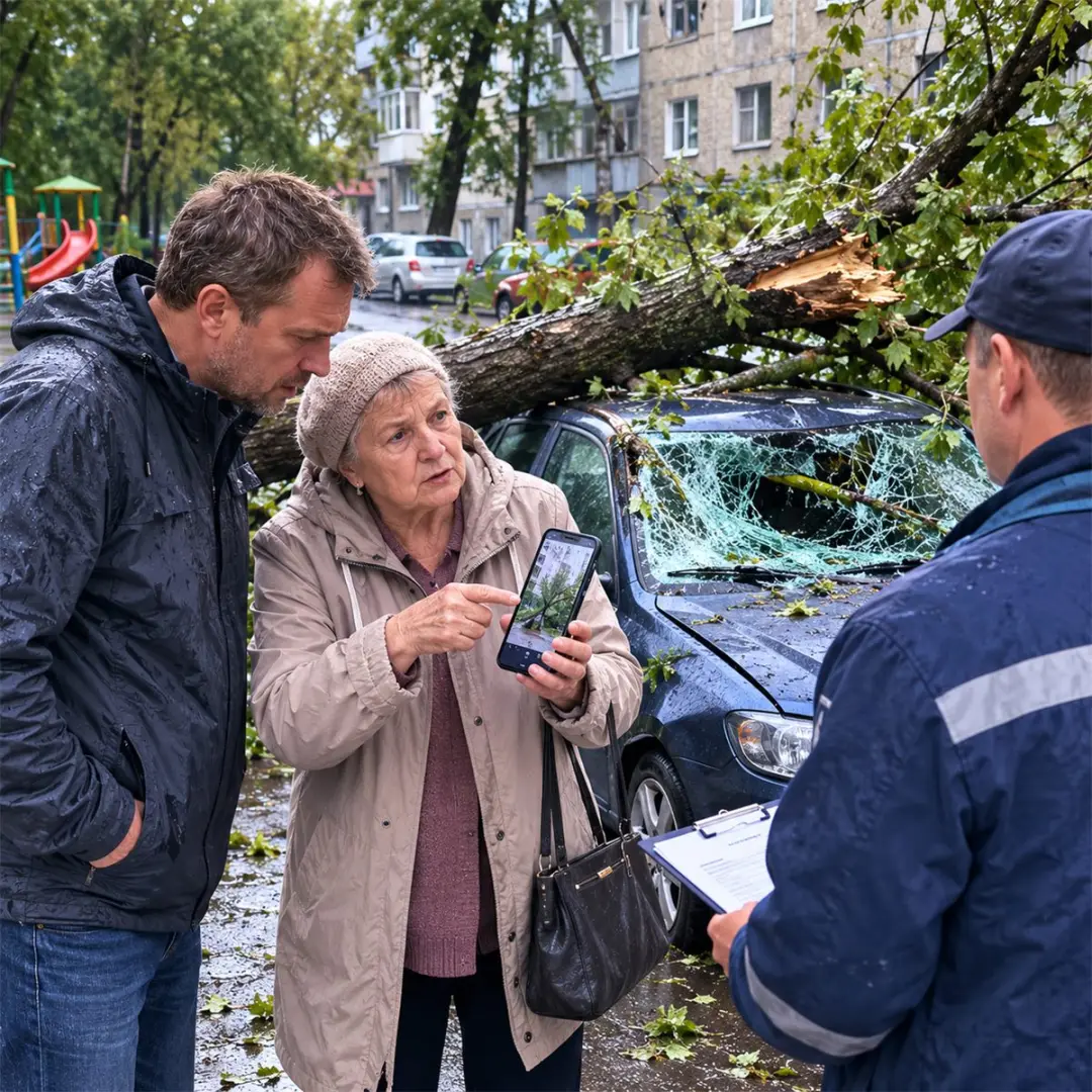 Дерево упало не случайно