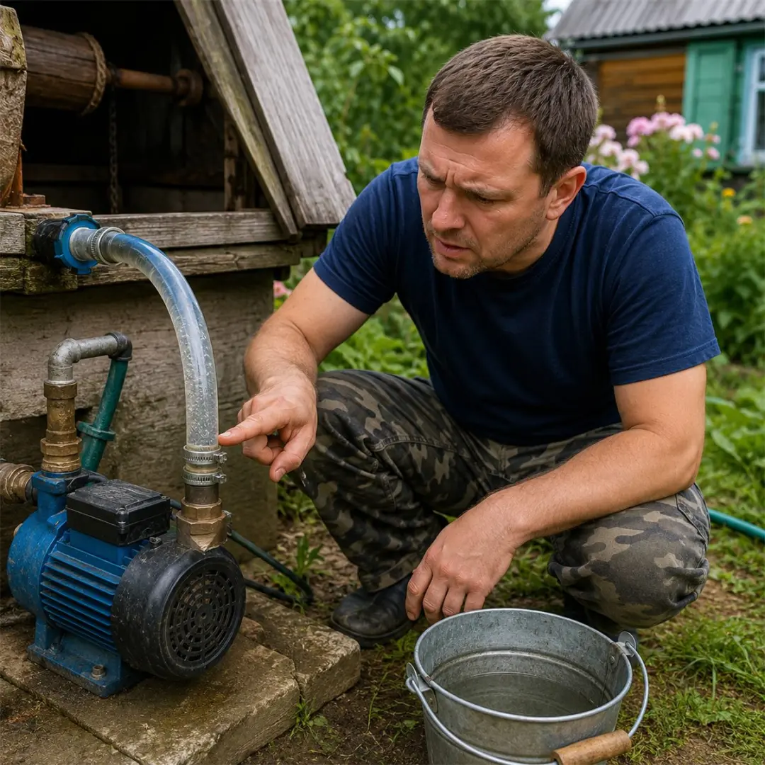 Насос работает, но не качает воду: порядок проверки