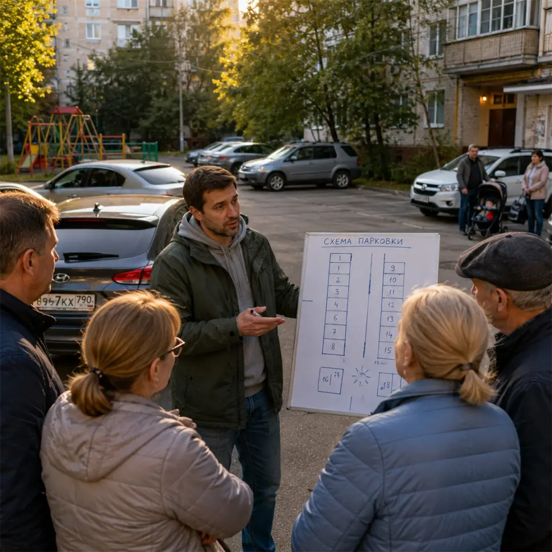 Парковка помирила весь двор